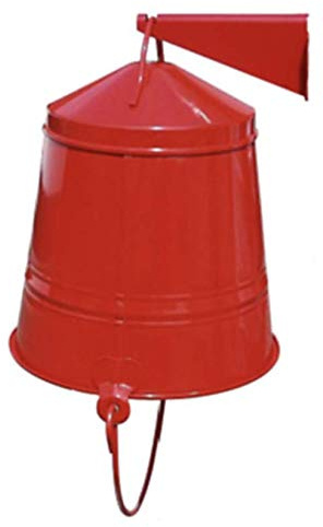 Löscheimer 10 Liter verzinkt rot Feuerlöscheimer