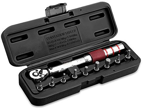 2-15NM Set di Chiavi Dinamometriche per Biciclette Attrezzi di Riparazione Bici Chiave Meccanica Manuale con Scatola Kit di Boccole