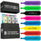OfficeTree 8 Lustige Textmarker Set in Box - Nette Sprüche - Textmarker mit Sprüchen als Lustige Büroartikel für Studenten, Lehrer, Arbeitskollegen