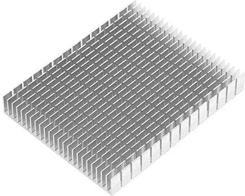 Dissipateur Thermique, Cellule De Refroidissement dissipateur thermique en aluminium 150x120x20mm Ventirade pour PCB pour CPU(blanche)