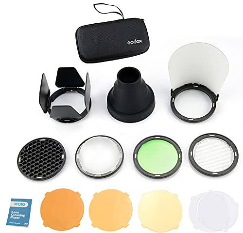 Godox AK-R1 Pocket Flash Light Speedlite Accessory Kit | for Godox H200R Round Flash Head AD200 V1-S V1-C V1-N V1-F AD100Pro V1Pro