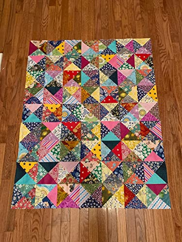 Stoffe zum Nähen Baumwolle ： Patchwork Stoffe Paket，Stoff für mundschutzmasken， Stoff-Quadrate & Quiltingstoffe für Patchwork Handgemachten，Blumen 200 Stück 10 x 10 cm