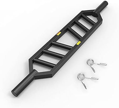Olympia-Trizepsstange, Swiss Bar, Heim-Fitnessstudio, Herren-Fitnessgeräte, Gewichtheberstange, Kniebeugen, Bankdrücken, Trainingsstange, Langhantelstange, Passend Für Alle 5,1 Cm Großen Olympisch
