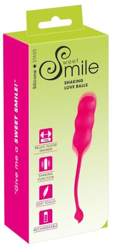 Sweet Smile Shaking Love Balls Pink