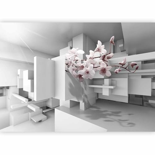 murando Fotomurales 500x350 cm XXL Papel pintado tejido no tejido Decoración de Pared decorativos Murales moderna Diseno Fotográfico Abstraccion flores geometrico a-C-0024-a-d