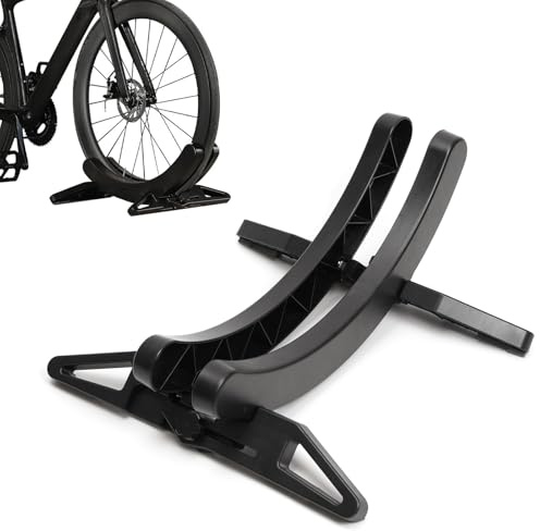 Wiogence Verstellbarer Fahrrad-Bodenständer, Verdickt & Stabil für alle 26–80 mm Reifenbreiten (Rennrad, MTB & Citybike) – Ideale Innenaufbewahrung