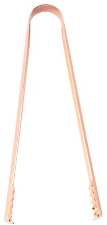 TOPBATHY 2pcs Stainless Steel Ice Tongs for Bar Food Folder and Bread Clip Serving Tong for Kitchen and Home Use