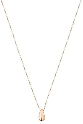LIEBESKIND BERLIN Damen Tropfen Schmuck – Edelstahl-Ohrringe und Kette mit angesagter Tropfenform - modern & zeitlos