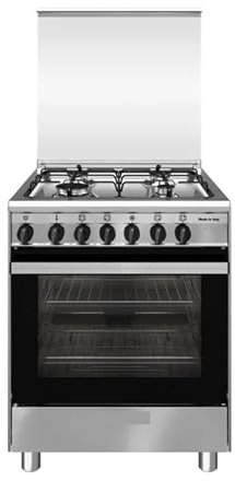 SA664MI6 - Cucina a gas con forno elettrico, 4 fuochi, 60x60 cm