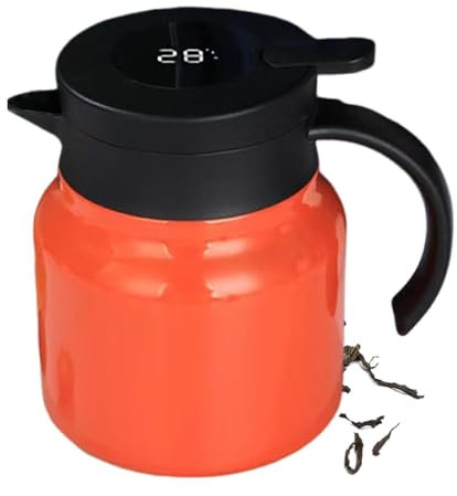 Insulated Carafe, Large Thermal Coffee Carafe, Coffee Pot, Large-Capacity Hot Water Pitcher, Beverage Dispenser, Vacuum Coffee Carafe, Thermal Carafe for Hot Beverages, Insulated Beverage Dispenser