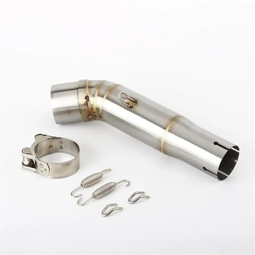 TYSMYXGS Tubo di Scarico per Motocicletta per H&Onda per Hornet per CB600F 2007-2013 Slip-on Middle Link Escape Tube Muffler Silencer Connect Scarico Moto Tubo