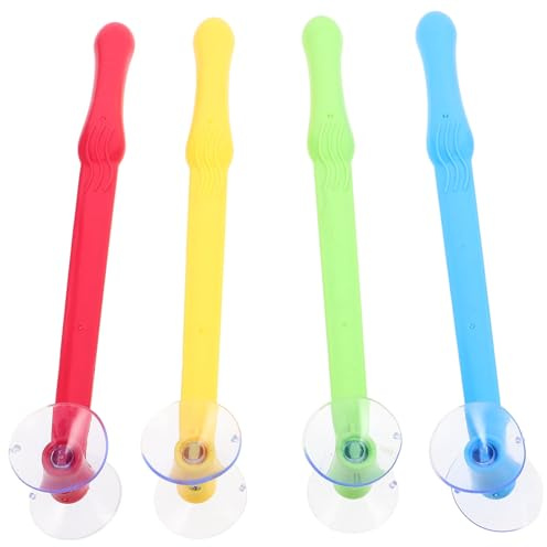 JOINPAYA Lot De 4 Marteaux Ventouse Enfant Jouet D'Éveil pour Réaction Et Motricité Jeu De Martelage pour Apprentissage Précoce Interaction Familiale 25.50 X 4.00 X 3.10 Cm