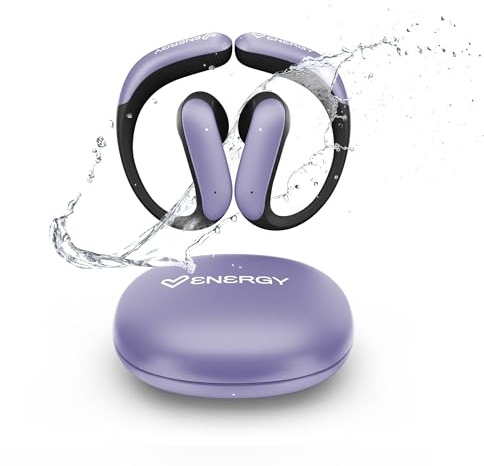 Energy Sistem PulseFit – Auriculares Bluetooth (True Wireless, Bluetooth 5.4, Securefit, Video-Audio No delay, 22 Horas de batería, Resistencia al Agua IPX5, plástico Reciclado GRS)
