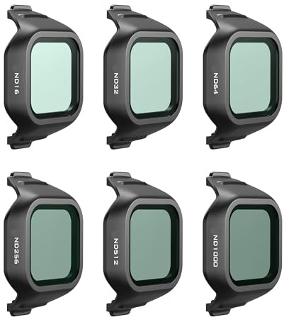 Compatible with DJI Mini 5 Pro Drone, 6-Pack All Day ND Filter Set (ND16/32/64/256/512/1000)