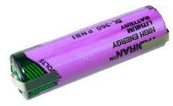 Tadiran SL360/T 3,6V Lithium Batterie AA Mignon Batterie mit Lötfahne in U-Form