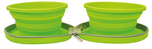 Rosewood Double Gamelle Jumelée Pliable pour Chiens