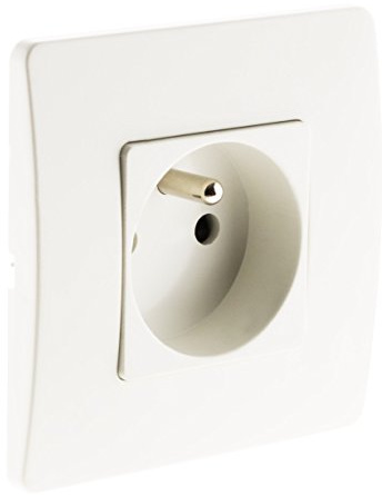 Zenitech - Prise 2P+T 16A Blanc - Venus