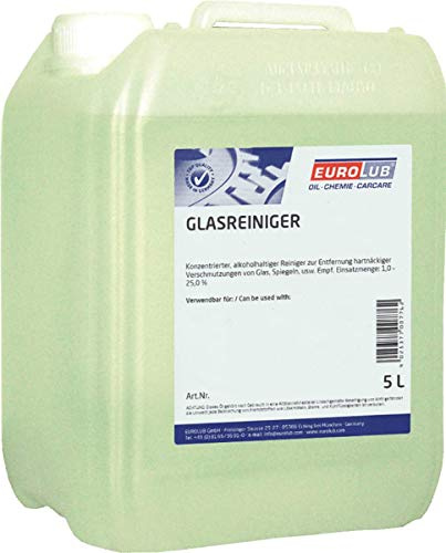 EUROLUB Scheibenreiniger Glasreiniger, 5 Liter