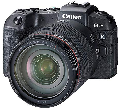 Canon EOS RP RF 24-105mm F4 L IS USM Kit Fotocamera stile obiettivo 26,2 MP CMOS 6240 x 4160 Pixel Nero