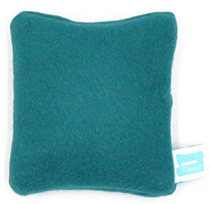 Taschenwärmer wiederverwendbar, 10cm x 10cm, Raps Wärmekissen Baby, Kältekissen, Fleece Petrol