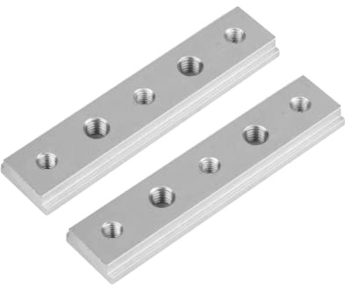 2pcs T-Nut Gehrungsschiene 30/45° Aluminium Miter Track Jig mit Befestigungsschrauben für Präzisionswinkel