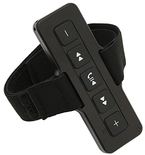 Télécommande Bluetooth 5.0 Portable pour la Plupart des Téléphones, Contrôleur de Smartphone étanche à Gros Boutons, Facile à Toucher, pour Voiture, Répondre aux Appels, Contrôler la Musique