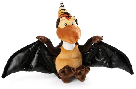 NICI Kuscheltier Dino Orny 35 cm – Stofftier aus weichem Plüsch, niedliches Plüschtier zum Kuscheln und Spielen, für Kinder & Erwachsene, 48815, tolle Geschenkidee, braun