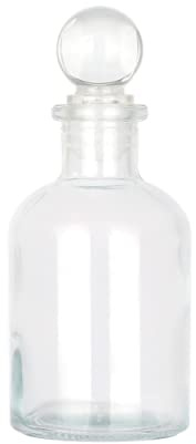 Magic Season Bouteille en Verre Décoratives - Bouteille Ronde de 150 ml (1 Ensemble avec Bouchon en Verre)