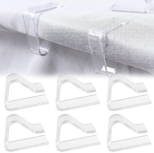 KARELLS Sujeta Manteles De Mesa Exterior, Pinzas para Manteles De Mesa, 6 Piezas Sujeta Manteles, Pinzas Sujeta Manteles, Sujeta Manteles De Mesa Exterior, Sujeta Manteles De Mesa