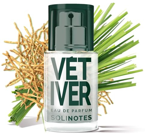 Parfum Femme SOLINOTES Vetiver - Eau De Parfum | Fragrance Florale et Apaisante - Cadeau Parfait pour Elle - 15 ml