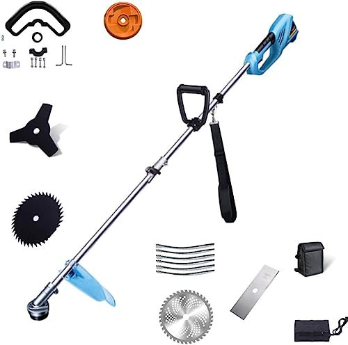 Tondeuse à gazon sans fil, tondeuse à gazon électrique portable domestique, désherbeur sans fil, tondeuse de jardin multifonctionnelle