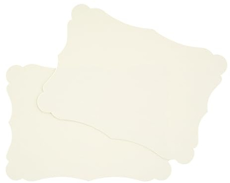 DIN A6 Vintage Karten Set Blanko zum Basteln und Selbstgestalten 300 g/m² Kraftpapier Graspapier Tonkarton Fotokarton (elfenbein 270g/m², 100 Karten)