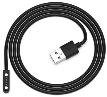 MJXYXCDH Chargeur magnétique Câble de recharge magnétique pour Smartwatch Câble USB 4 Broche Espacement des contacts du chargeur 7.62 mm Chargeur montre connectée