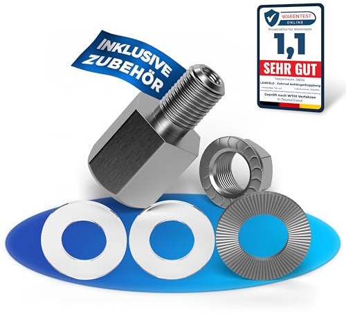 Fahrrad Achsenadapter für Steckachse oder Schnellspanner | Fahrradanhänger Adapter Steckachse Schnellspanner Anhänger Anhängerkupplung fahrrad adapter fahrradanhänger kupplung adapter