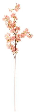 3 Ramas de Flor de Cerezo Artificial de Tallo Largo de 37 Pulgadas con capullos realistas, Ideales para la decoración del hogar, centros de Mesa y Ramos de Novia