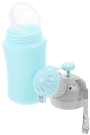 Orinal Portátil para Niños Pequeños, Urinario de Emergencia Verde ABS | Diseño Ergonómico, Transporte Sencillo, Almacenamiento Compacto, Cierre Antifugas para Viajes y Salidas Bebés y Niños