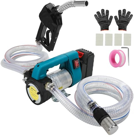 Dieselpumpe Akku 45L/Min, Kabellose Elektrische Dieselpumpe für Makita 18V