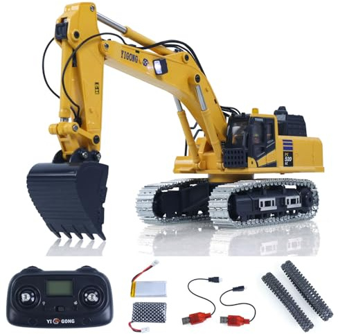 TOUCAN RC HOBBY 1/50 RC Bagger PC520 Elektro-Hub funks teuerung Bagger Technik Fahrzeug Metallbahnen Leuchten Sound kleine -Sammlung Geschenke auf Lager