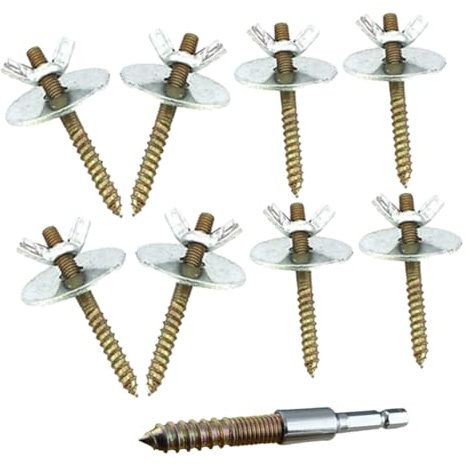 VICASKY Birdcage Accessories Screws and Nuts for Bird Cage Stand Screw Kit Bird Perch Fixing Accessories for Supplies