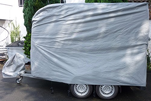 Pferdeanhänger Plane zum Schutz Wetterschutz für übergrosse Zweipferdeanhänger UV Schutz