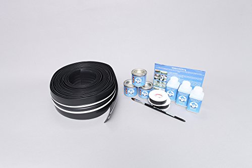 Bengar Set: Schlauchboot Scheuerleiste (70mm) + Kleber Kit, Seitlicher Schutz 8 Meter