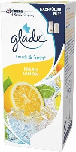 Glade Touch & Fresh (Brise One Touch) Nachfüller, Lufterfrischer Minispray, Fresh Lemon (Limone), 1er Pack (1 x 10 ml)