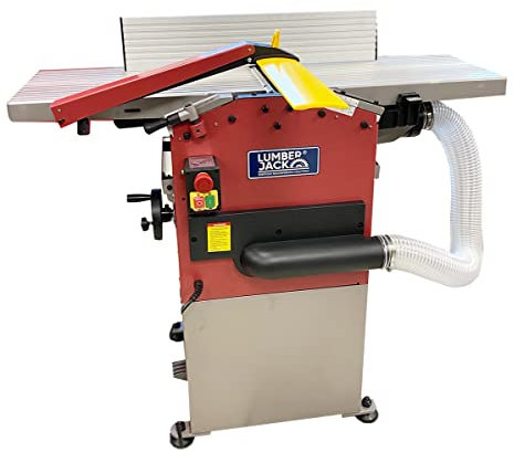 LUMBER JACK 12 Inch Planer Thicknesser Professional Heavy Duty Woodworking Machine with Wheel Kit & Extraction Bag