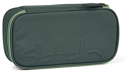 satch Schlamperbox Mäppchen groß, Trennfach, Geodreieck Be Brave - Grün