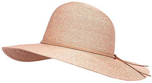 Caspar HT023 eleganter großer Damen Sommerhut Sonnenhut mit breiter Krempe und schmalem Schleifenband