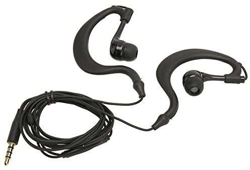Sportkopfhörer mit Kabel, Schweißfest, Over-Ear-Ohrhörer mit Ohrbügel, Plug-and-Play-In-Ear-Ohrhörer mit Mikrofon für Workout, Fitnessstudio