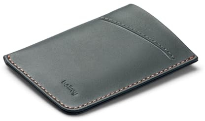 Bellroy Card Sleeve (Premium-Leder-Kartenetui oder minimalistisches Portemonnaie, für 2–8 Karten oder Visitenkarten, Aufbewahrung für gefaltete Banknoten) - Everglade