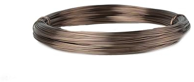 Aluminium-Draht, Ø 1 mm, 10 m oder 60 m Länge, verschiedenen Farben (Braun, 10m)