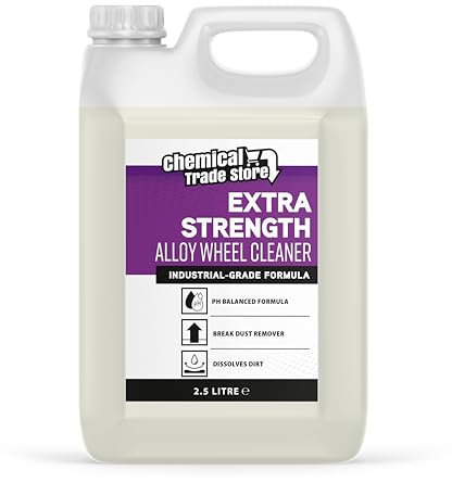 Chemical Trade Store - Alloy Wheel Cleaner - Professional Acid Free Wheel & Tyre Cleaner to Remove Dirt, Grime, Brake Dust - 2.5 Litre