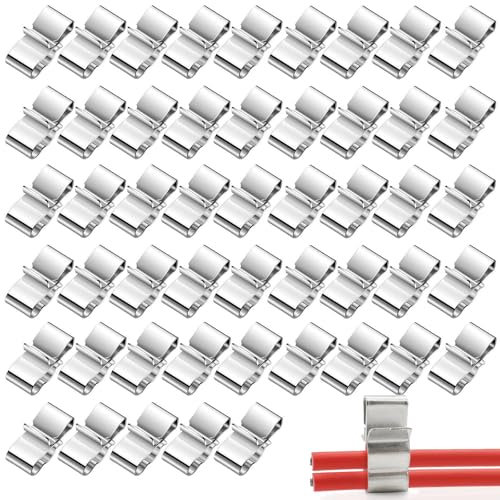 Clips de Fil Métallique, Clips de Câble de Panneau Solaire, Clips de Fixation Cable Electrique, Clips de Fil de Remorque, Cadre de Câble Pince, Remorque Cadre de Câble, Support Clips Cable Management